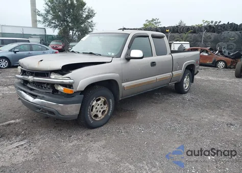2002 Chevrolet Silverado 1500 Lt from USA, damaged, VIN 2GCEK19T521183504